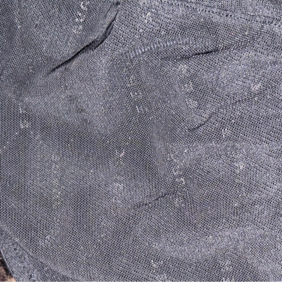 FENTY Black Triangle Mesh Bralette with Gold Front Accent - Picture 2 of 3